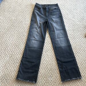 Faded black Joe's wide leg jeans